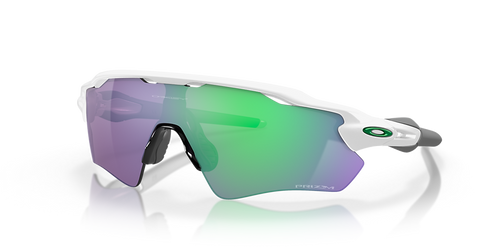 Oakley Radar EV Path Sunglasses - Polished White w/ Prizm Jade Lens
