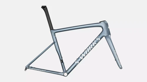 S-Works Tarmac SL8 Frameset - Gloss Glacial Metallic / Red to Gold Pearl / White