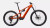 Specialized 2026 Levo Comp Carbon Gen 4 - Gloss Orange Tint Over Silver Dust/Dark Navy