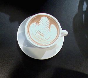 Latte Art at Dogwood Coffee Dogwood Coffee latte art
