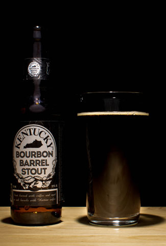 Bourbon Barrel Stout, a coffee beer from Lexington Brewing.