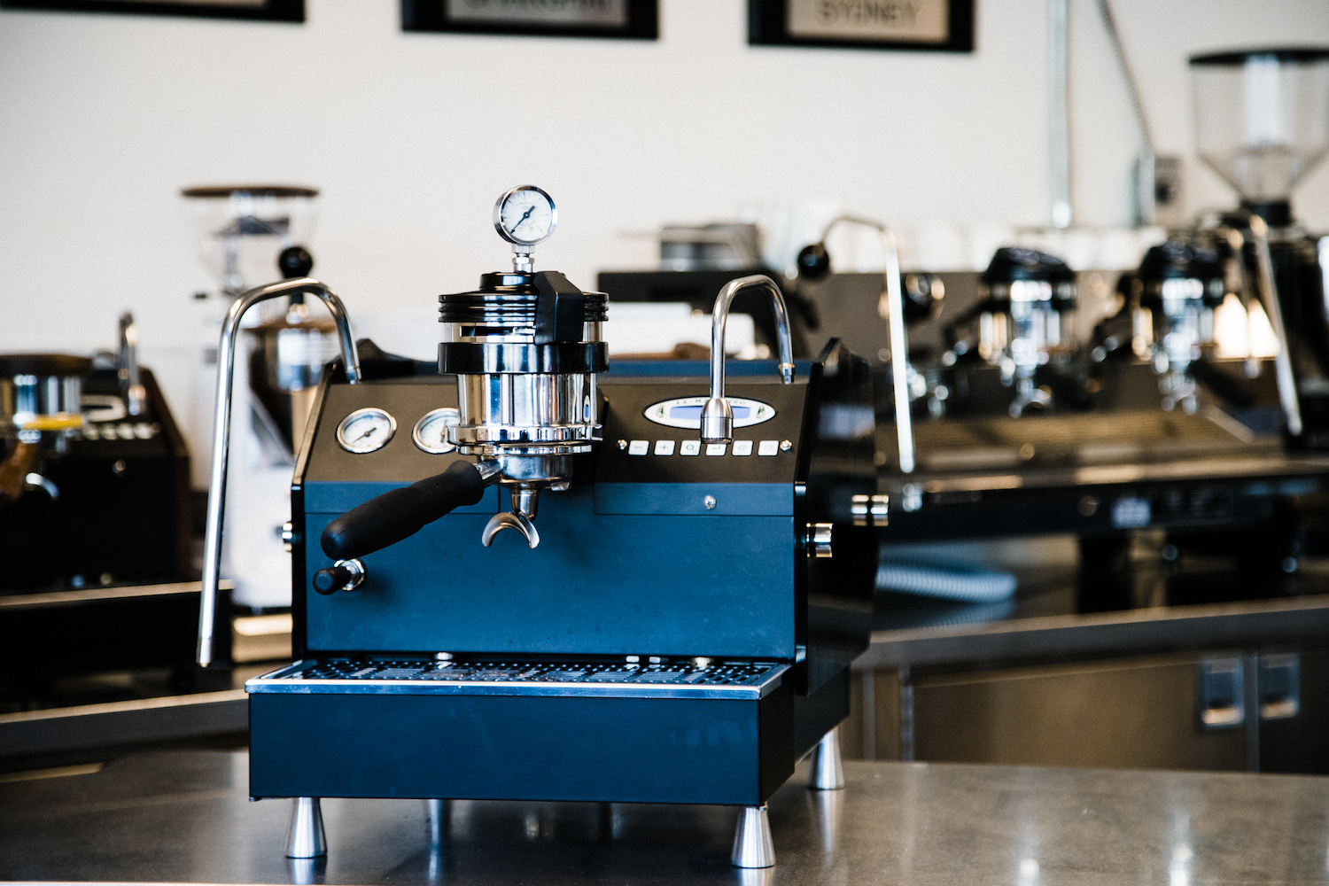 La Marzocco GS3 Custom blue La Marzocco GS3