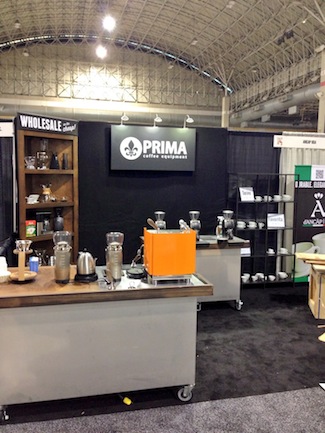 Prima Coffee booth Coffee Fest Chicago