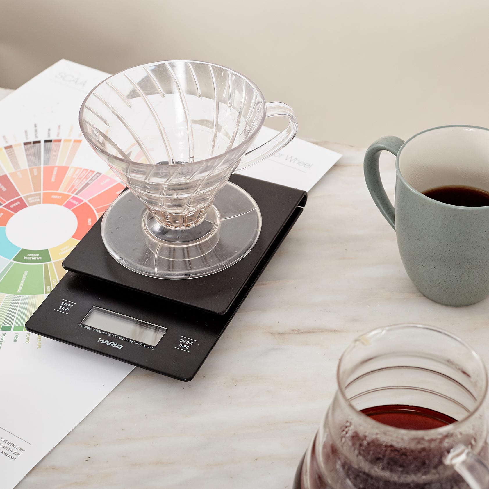 Hario V60 Drip Scale, OZO Coffee Brewing Equipment