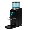 Black Rancilio Rocky Doserless Espresso Grinder angled view