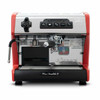 La Spaziale Mini Vivaldi II Espresso Machine (red, front)