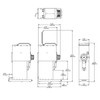 Bunn G3 HD Commercial Coffee Grinder Dimensions