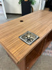 USED - FAIR | The Canvas Coffee Cart - by Louisville Fine Woodworking (Walnut) (Krome in-counter pitcher rinser pictured, not included)
