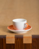 5 ounce cappuccino cup in orange