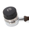 Pullman Palm Tamper on Portafilter