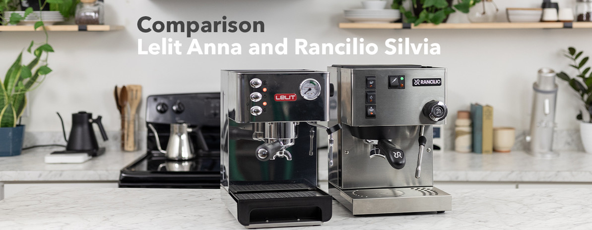 Product Comparison  Lelit Anna and Rancilio Silvia - Prima Coffee Equipment