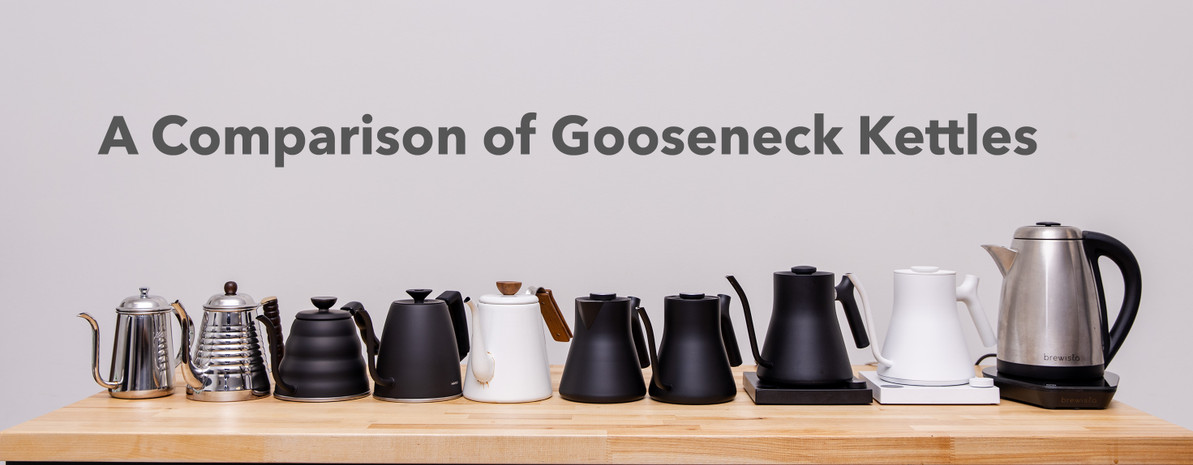 Enamel Pour Over Gooseneck Kettle