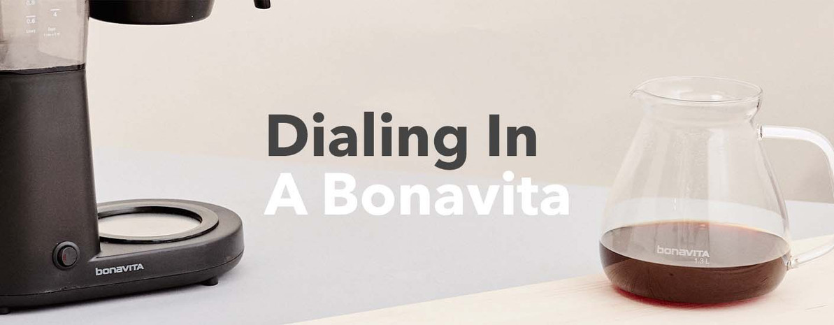 Dialing in with the Bonavita Coffee Maker