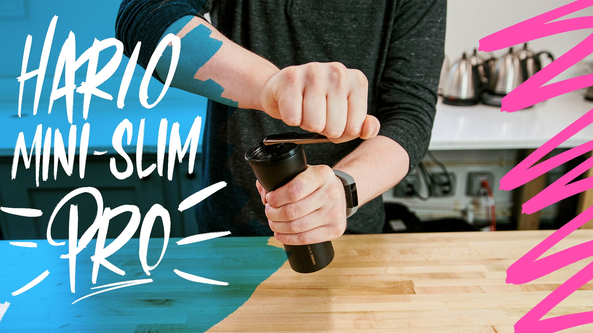 Hario Ceramic Coffee Mill Mini-Slim PRO 