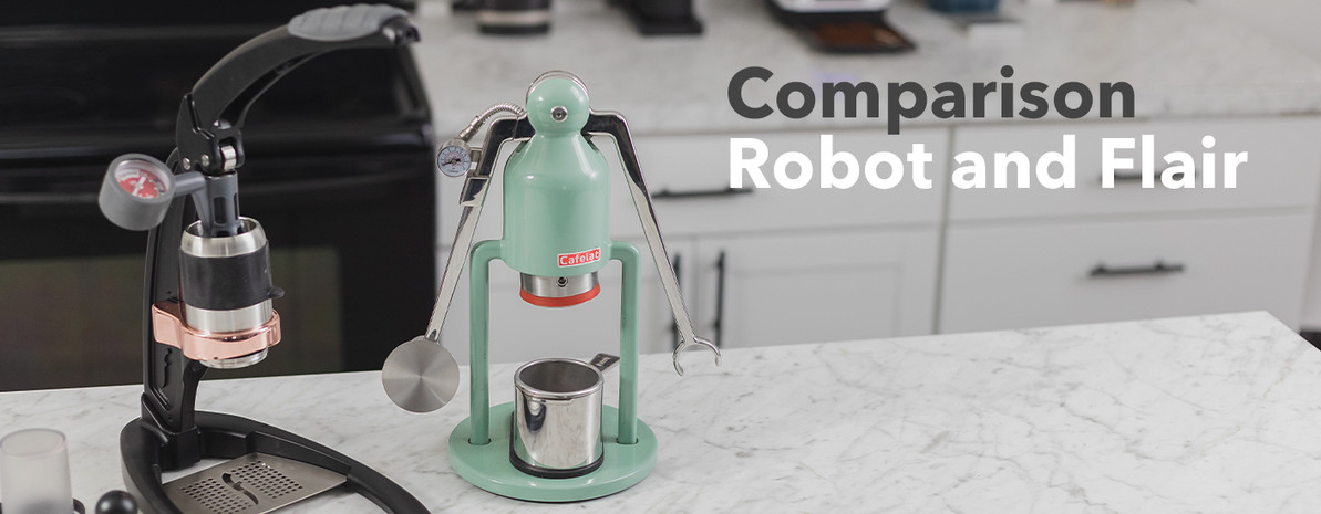 Product Comparison | Flair Pro 2 and Cafelat Robot