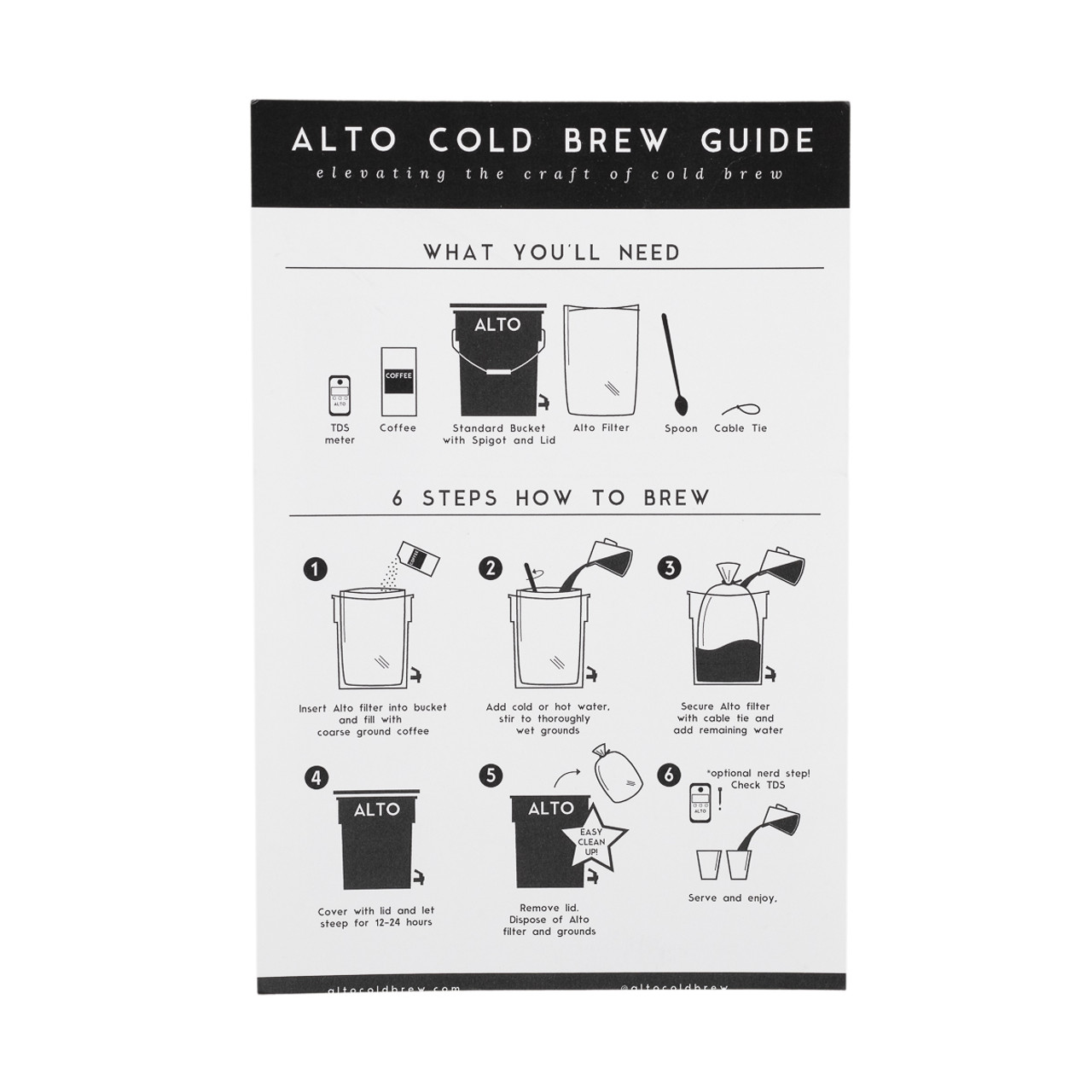 Large ALTO Home Cold Brew Filters (1 Gallon) - ALTO Cold Brew