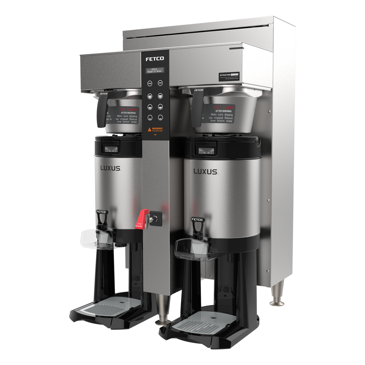 Fetco CBS-1252 Plus Series Brewer - Dual Station | 15.9 \/ Dual Phase 23.9 Gal \/ HR