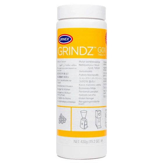 Urnex GRINDZ Grinder Cleaning Tablets (430g Jar) | Prima Coffee