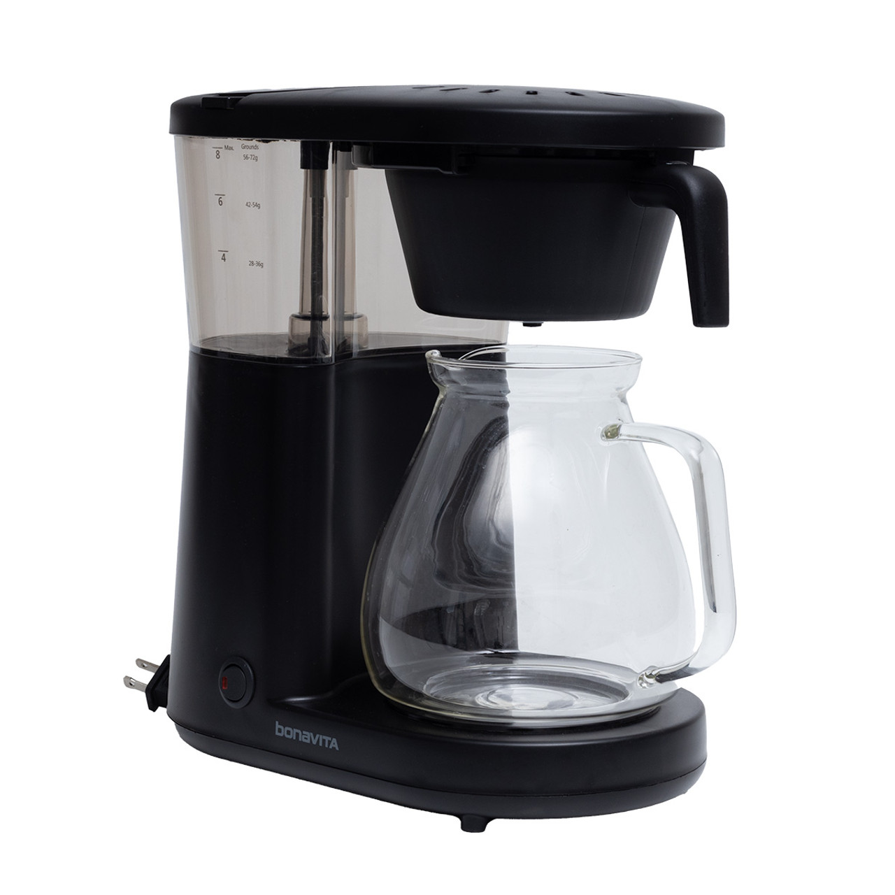 Bonavita 8-Cup One-Touch Black Stainless Steel Coffee Maker