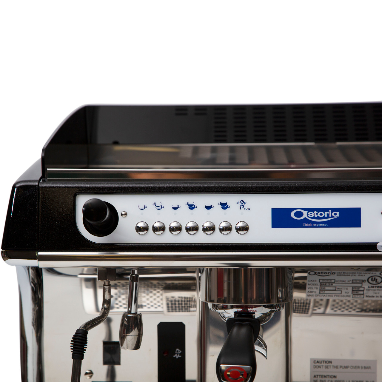 Astoria Pratic Avant Xtra SAE Auto Volumetric Espresso Machine - 2 Group / White