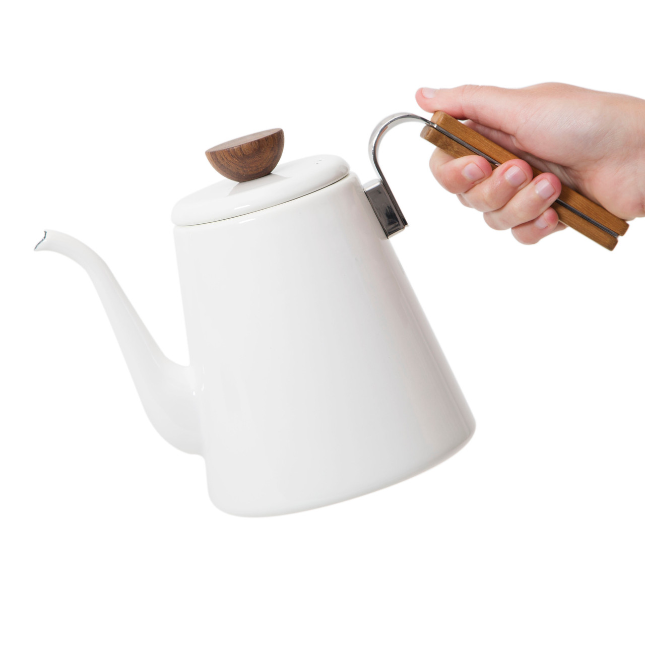 Bona Enamel Pour Over Coffee Kettle