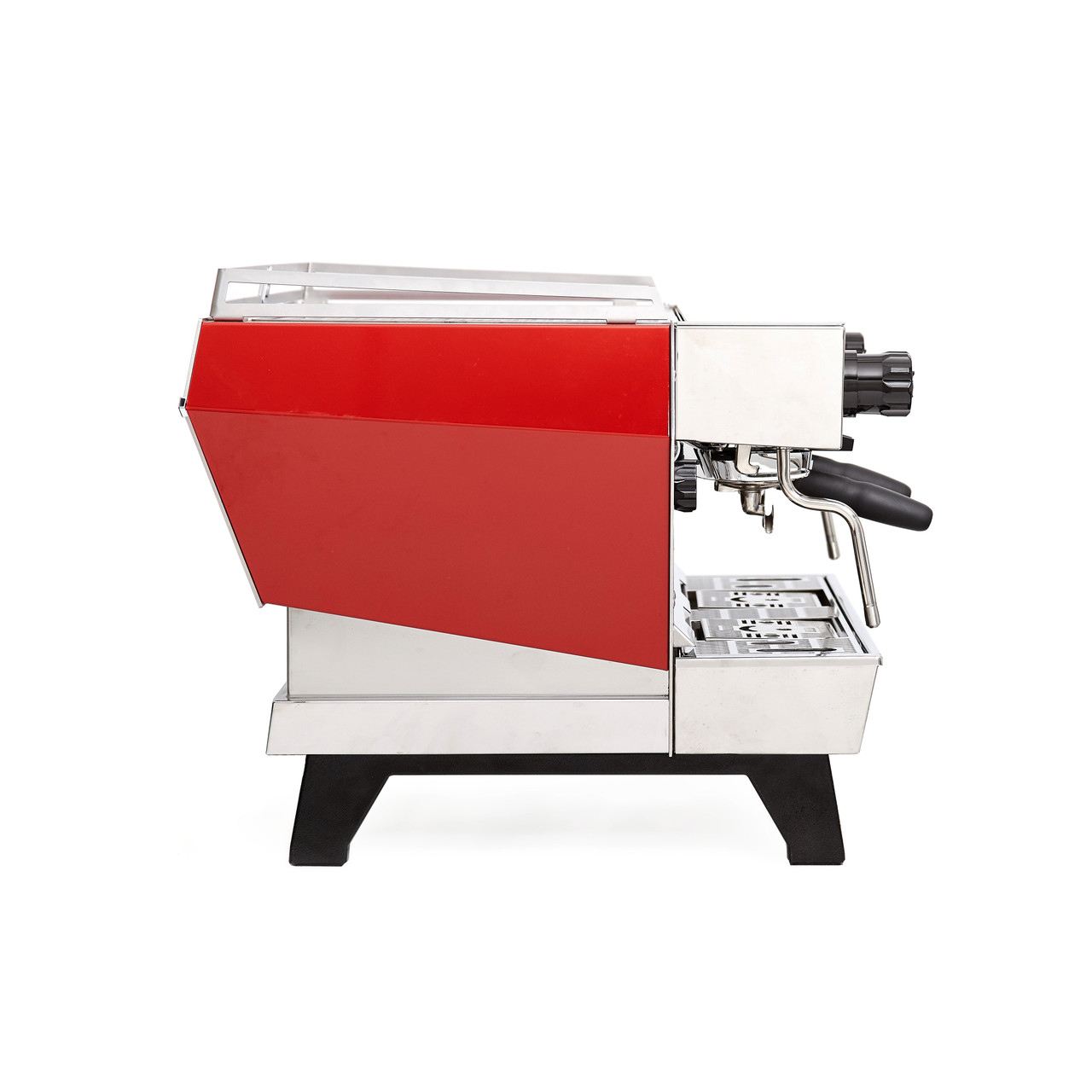 La Pavoni Bar-Star 2 Group Volumetric Commercial | Espresso Machine, Red
