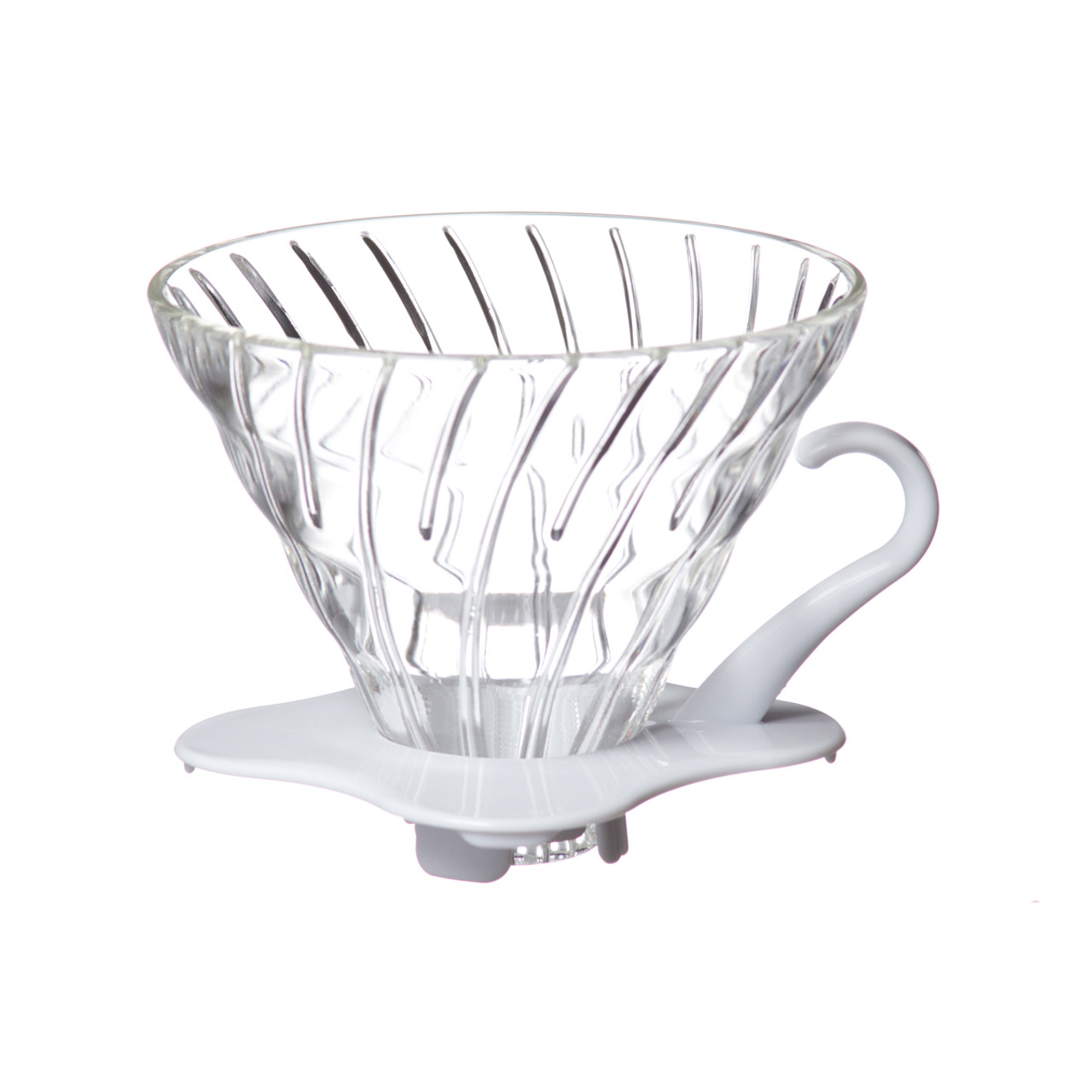 Hario V60 Glass Coffee Dripper, Size 02, Black : Home & Kitchen