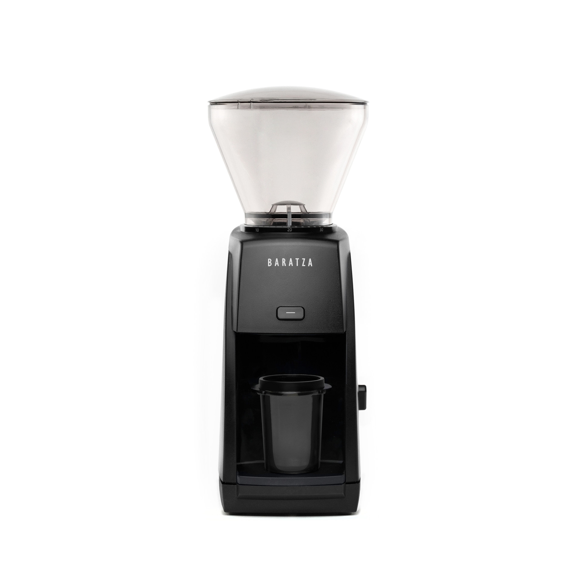 Black Baratza Encore ESP Conical Burr Espresso Grinder with Dosing Cup