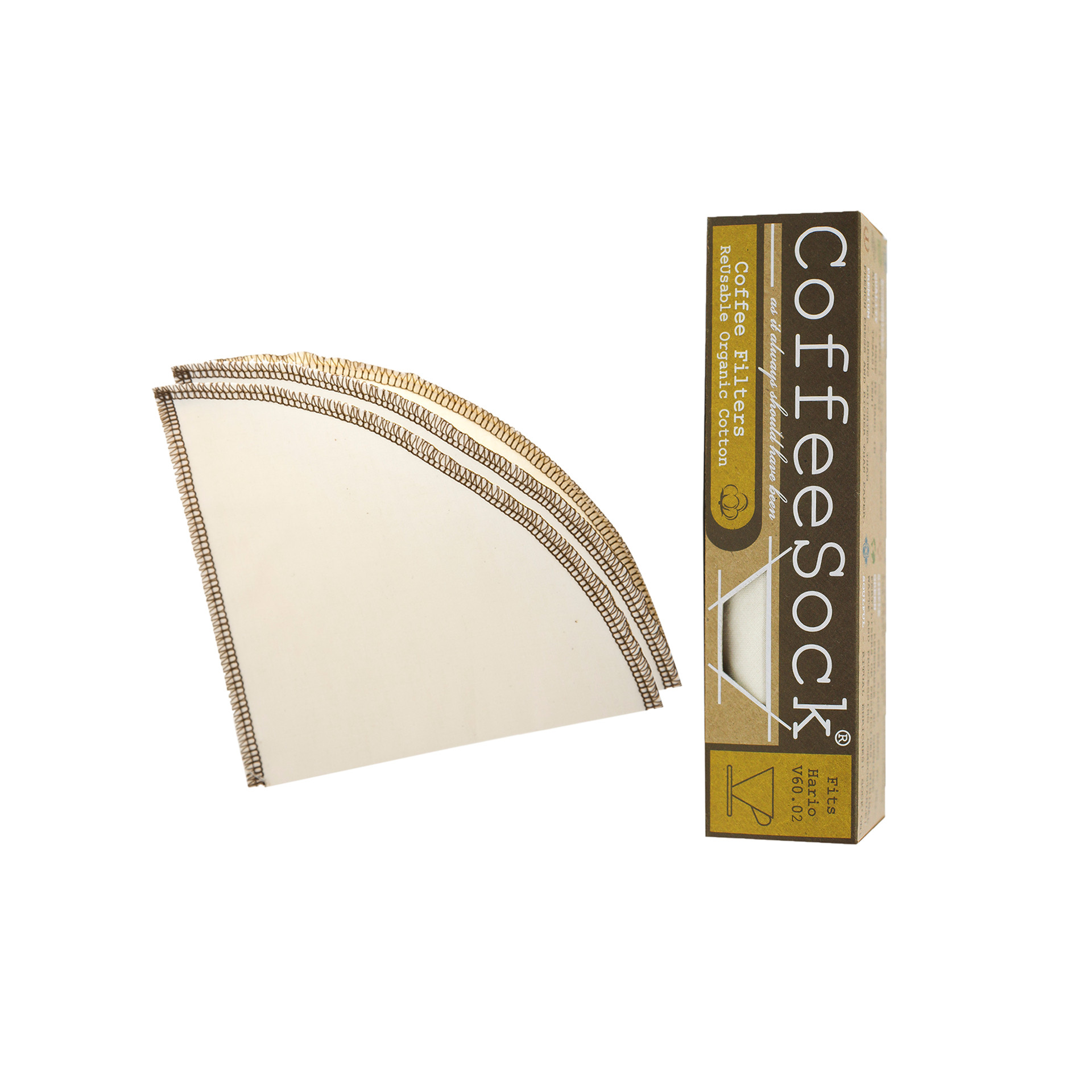 CoffeeSock Cloth Filter for Hario V60 Prima Coffee