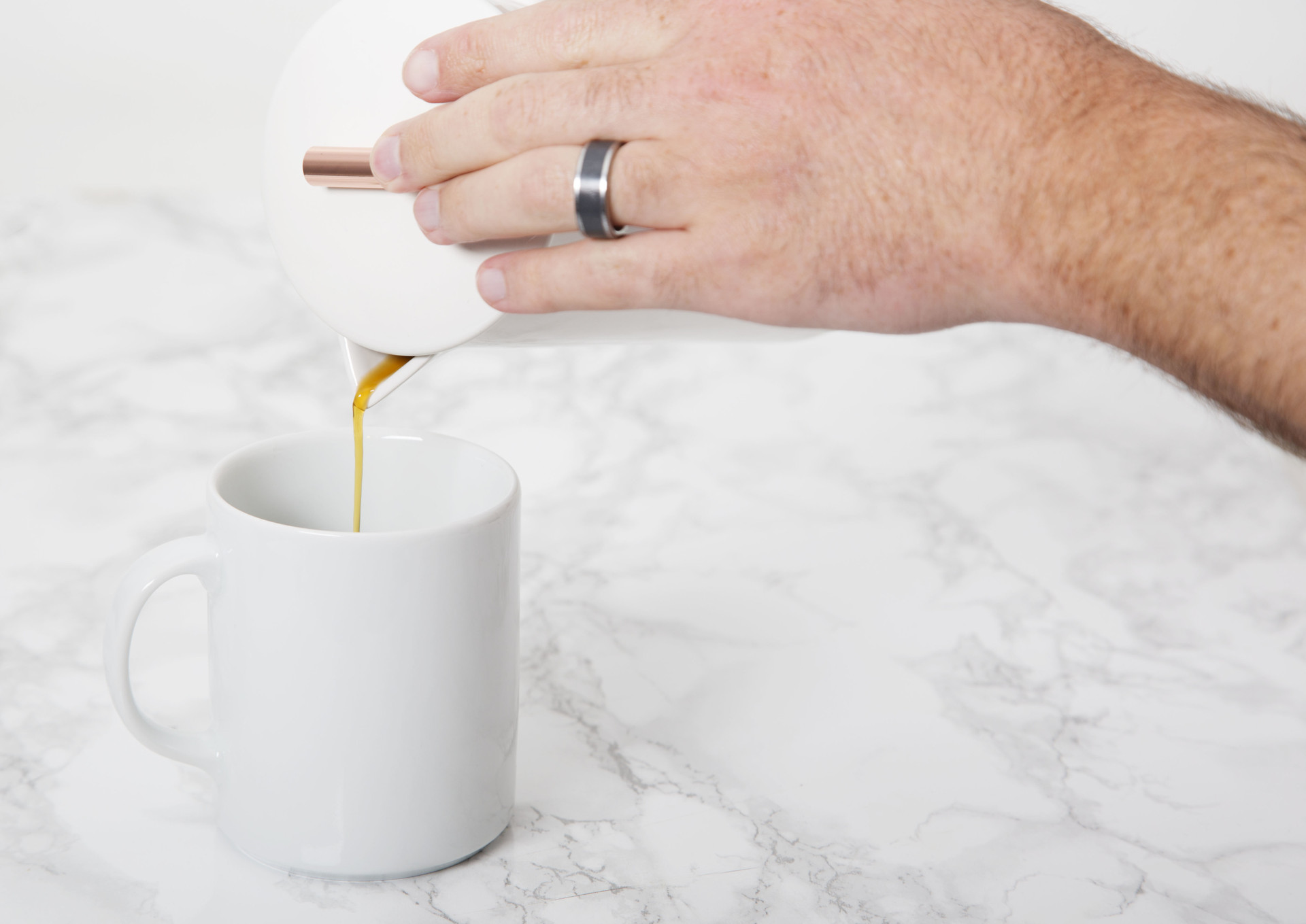 USED EXCELLENT Yield Design Ceramic French Press 850 mL