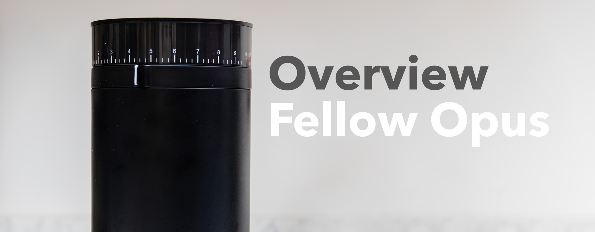 Video Overview Fellow Opus Prima Coffee Equipment
