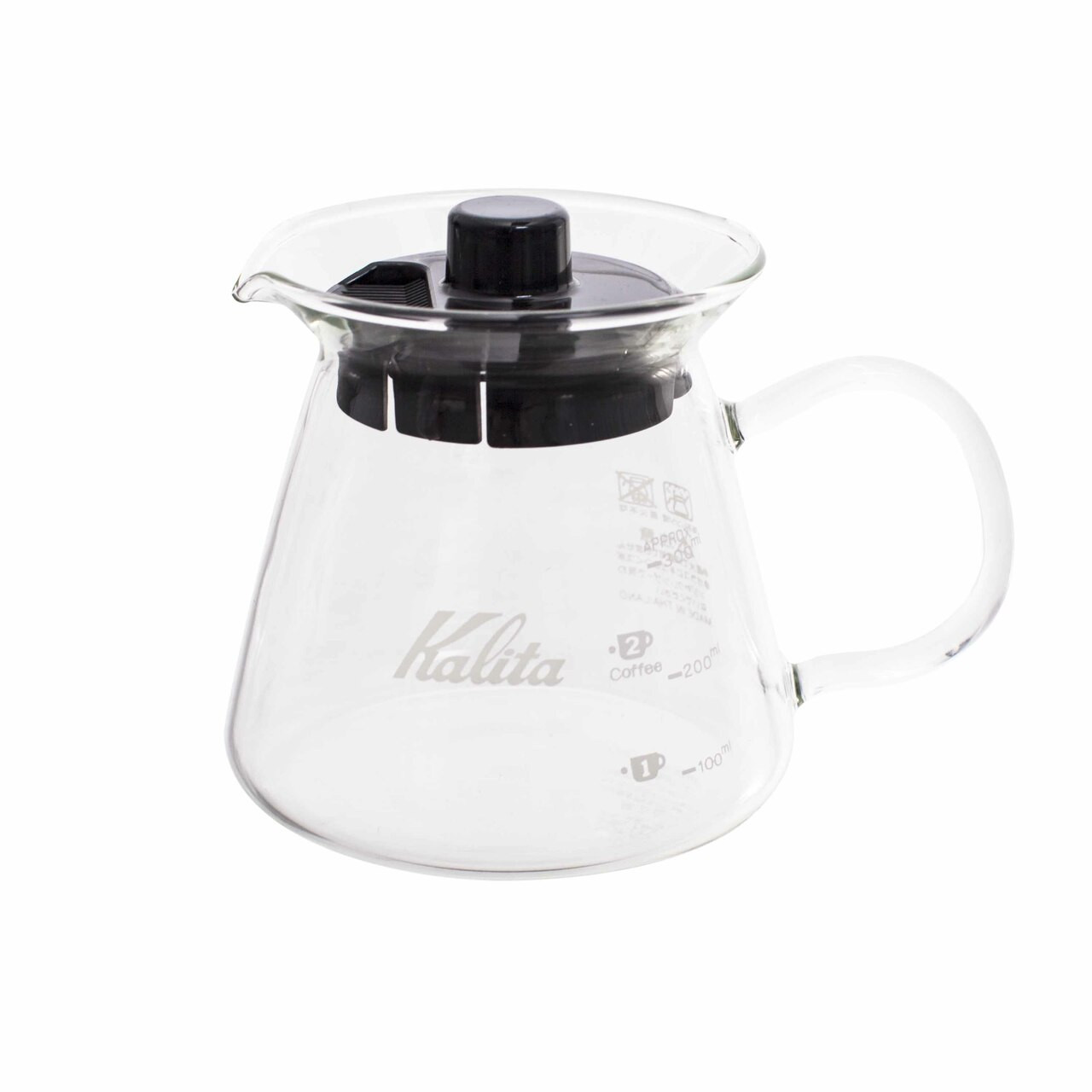 Kalita Gocciolatore di caffè in ceramica (nero) per 2-4 tazze (#02005
