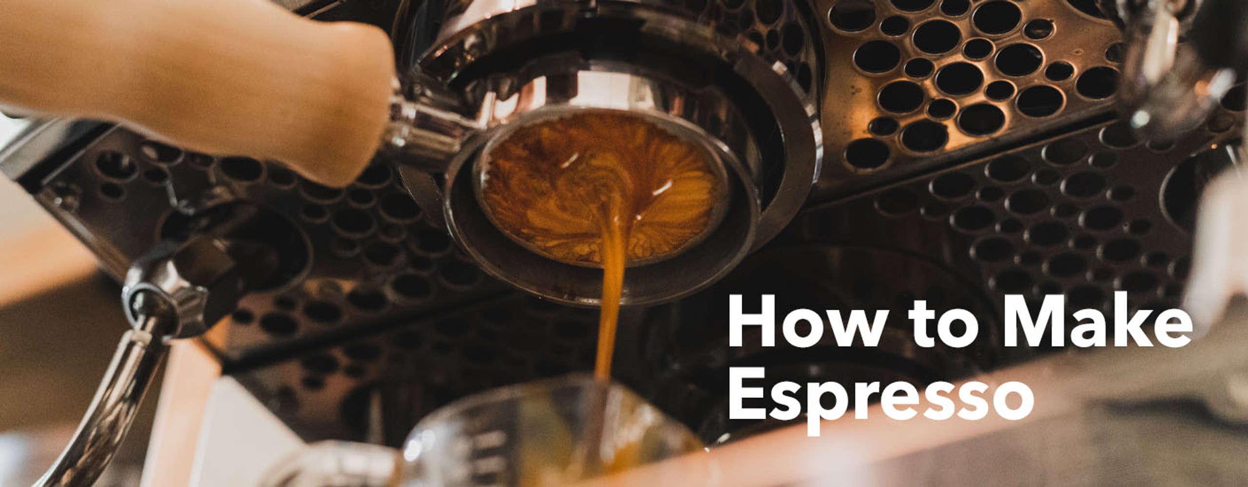 How to Make Espresso - Prima Coffee Equipment