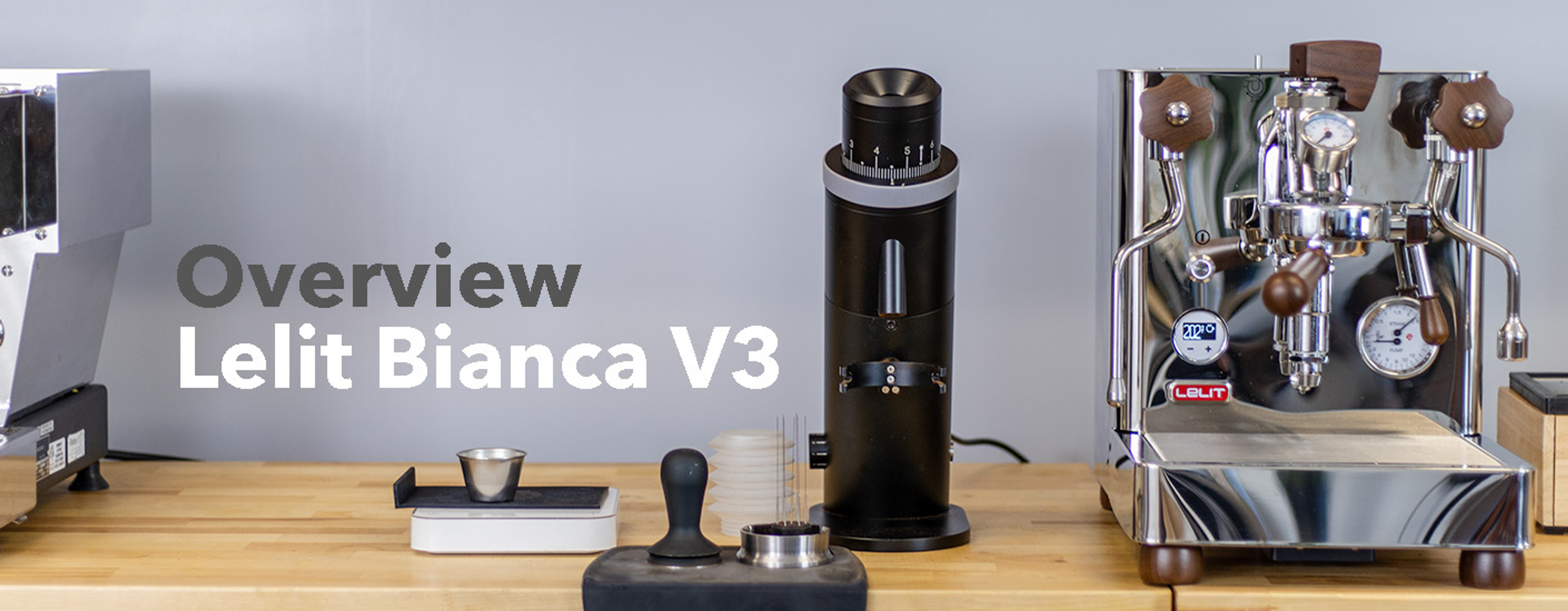 Video Overview Lelit Bianca V3 Home Espresso Machine Prima Coffee Equipment