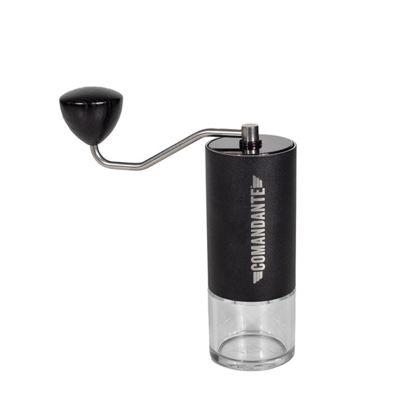 Comandante C40 MKIV (Black) with Clear Catch Jar