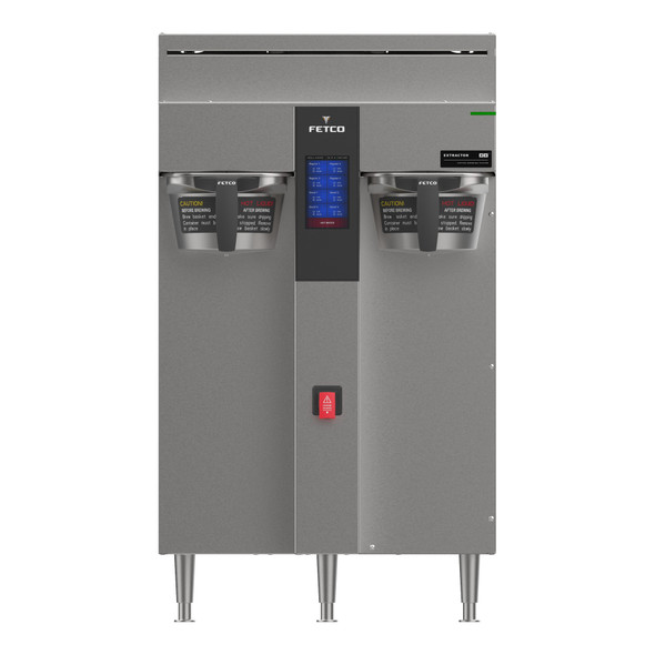 Front View of the Fetco CBS-2242 NG Brewer - Dual Station Station 1 Gallon