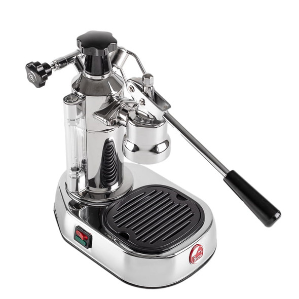 La Pavoni Europiccola Lever Espresso Machine, Chrome, 8 cup capacity