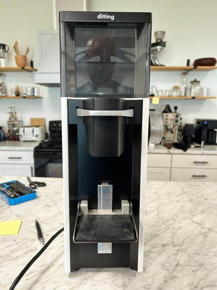 USED- GOOD | Ditting 807 Lab Sweet Retail  Coffee Grinder (White)