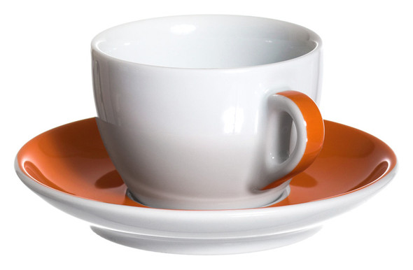 orange coffee cup