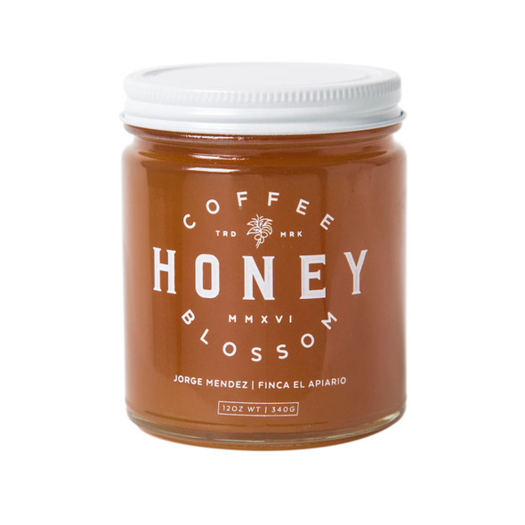 Coffee Blossom Honey Jar Front