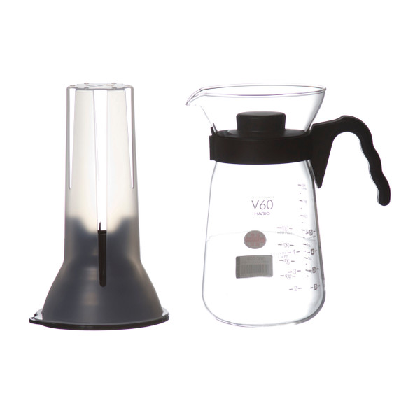 Hario V60 Fretta Iced Coffee Brewer with Ice Funnel