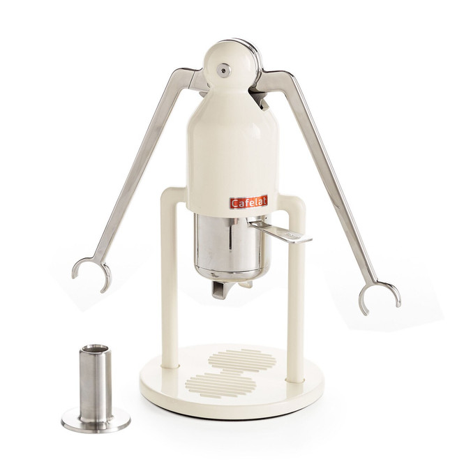 Cafelat Robot Manual Lever Espresso Maker - Cream White