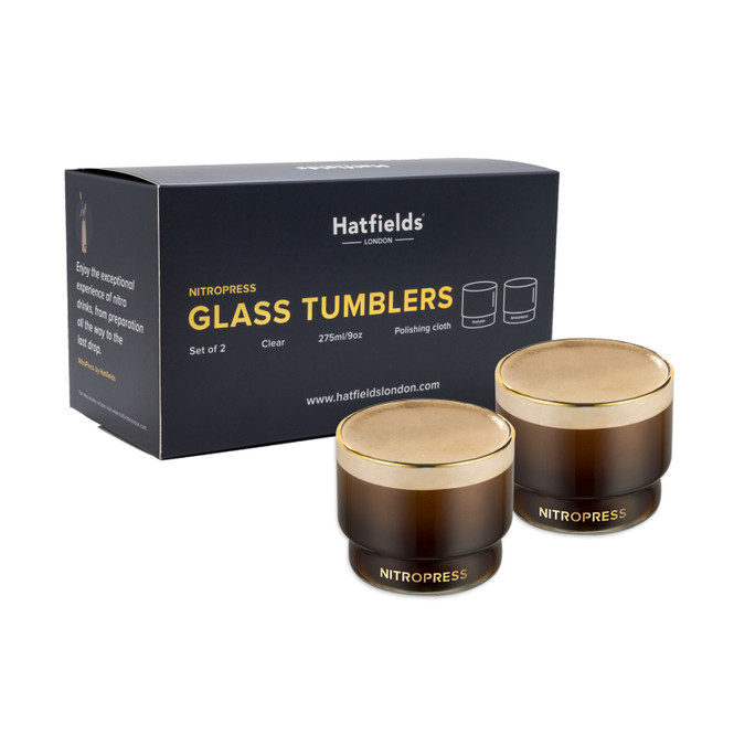 NitroPress Glass Tumblers (Set of 2)