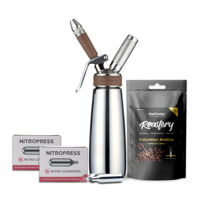 NitroPress + 20 Nitro Chargers + Rapid Cold Brew