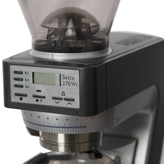 Baratza Sette 270Wi Weight-based Conical Burr Coffee and Espresso Grinder Side View
