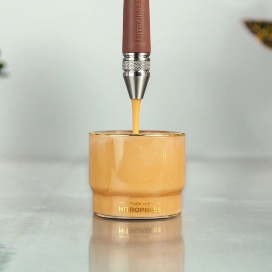Nitropress DS (dispensing into glass cup)