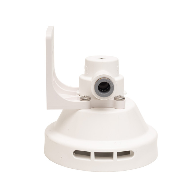 Ominipure ELF Valved 3/8 QC Filter Head Assembly with Bracket (side view)