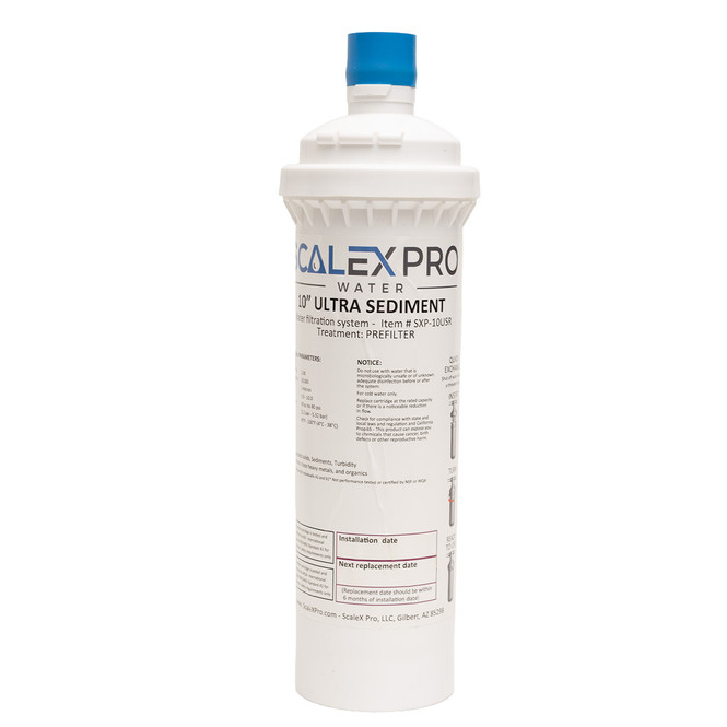 ScaleX Pro Ultra Sediment w Zeosorb - 10" Quick-Twist Water Filter Cartridge
