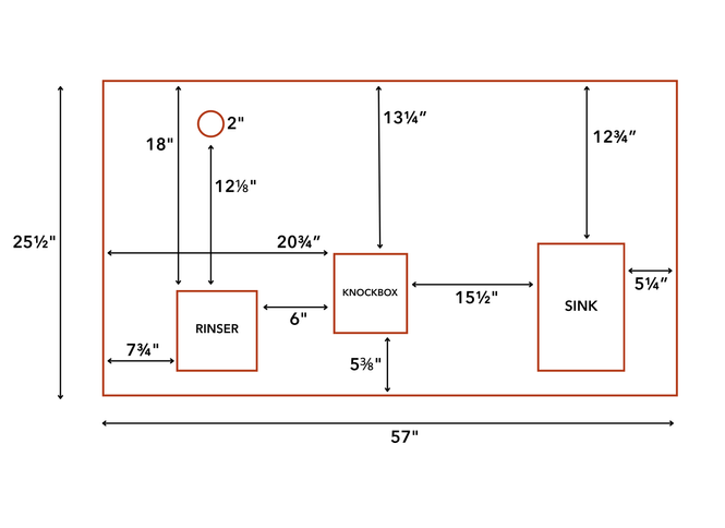 Kickstart Countertop Dimensions