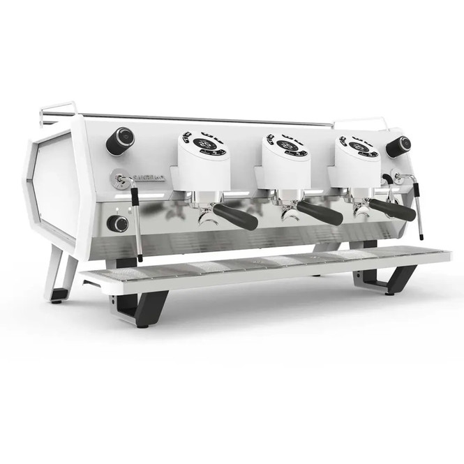 San Remo D8 Pro Commercial Espresso Machine (3 Group, White)